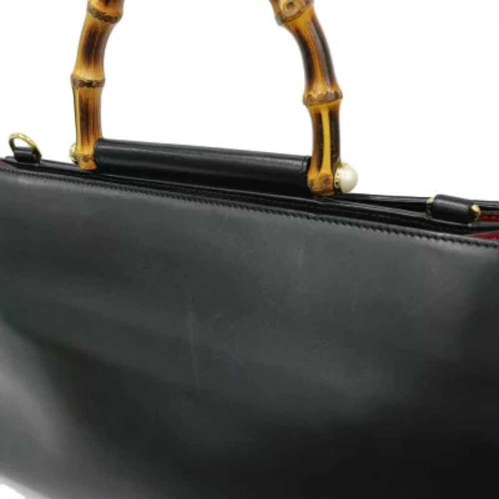 Gucci Black Bamboo Bag Shoulder - Picture 3 of 8